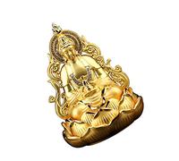 ibasenice Porta Perfume Guanyin Coche Adorno para Coche Base de Perfume Decoración del Hogar Artesanía Aroma para Perfumador Guanyin Automóvil