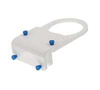 ibasenice Portabolsas De Filtro para Acuario Soporte Retráctil De Acrílico Blanco Abrazadera para Filtro Soporte para Bolsa De Fieltro para Mantenimiento De Peces