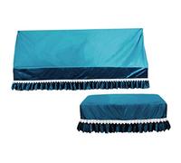 ibasenice Portada para Piano Vertical de Franela con Funda para Taburete Músical Protector para Piano Cubierta Antipolvo para Teclado Funda Protectora Duradera