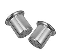 ibasenice Portaescobillas para Inodoro de Acero Inoxidable 304 Soporte de Pared Anticorrosivo 2 Unidades Accesorio Organizador para Baño Contenedor Duradero y Fácil de Limpiar