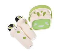 ibasenice Portátil de Altavoz Karaoke Infantil con Micrófono Dispositivo de Narración para Altavoz Mini para Fiestas y Cuentos Antes de Dormir Color Verde