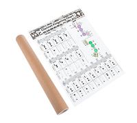 ibasenice Póster Cuadro de Práctica en Papel Plastificado de Acordes para Clarinete para Iniciación y Aprendizaje de Clarinete, Herramienta Adecuado para Principiantes