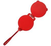 ibasenice Prensa de Masa para Tortillas de Maíz y Harina de Aluminio Rojo 16,5 Cm, Utensilio de Cocina Resistente Corrosión para Hogar y Restaurante, Máquina Práctica para Hacer Tacos