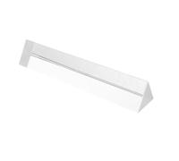 ibasenice Prisma triangular transparente: prismas triples de cristal óptico de 15 cm para la enseñanza de ciencias en la vuelta al cole, efectos de luz de arcoíris en fotos, física.