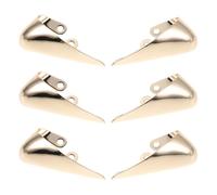 ibasenice Protección para Punteras de Tacones Altos en Metal Dorado 6 Unidades para Mantener Zapatos de Mujer en Buen Estado Durante Uso Diario