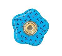 ibasenice Protector Antideslizante Para Violonchelo Con Almohadilla Abs y Correa Accesorio Profesional Para Músico Color Azul Melocotón Protege Suelos y Evita Deslizamientos Para Ensayos