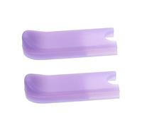 ibasenice Protector de Dedos para Saxofón de Silicona Púrpura, Cojín Acolchado Cómodo para Pulgar que Reduce la Fatiga, Paquete de 2 Piezas para Uso Prolongado