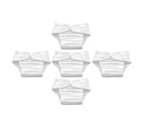 ibasenice Protector de Pañal Reutilizable para Ñiño y Adulto, 5 Piezas, Algodón, Lavable y Fácil de Limpiar, Talla S, Adecuado para Uso en Casa y Durante el Sueño