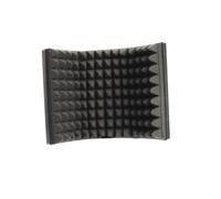 ibasenice Protector Viento para Micrófono de Grabación Plegable de ABS Pantalla de Aislamiento Acústico y Reducción de Ruido Cubierta Absorbente de Sonido Esponja para Estudio y Grabación