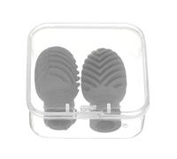 ibasenice Protectores de Baquetas Silenciadas de Silicona 2 Piezas para Práctica Ligera y Silenciosa Fundas Mayoría de Baquetas de Batería