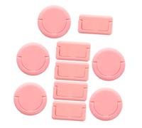 ibasenice Protectores De Enchufes a Prueba De Bebés Para Niños, Tapones Transparentes Seguros y, Material Resistente y Aislante Para Uso El Hogar, Pack 10 Unidades