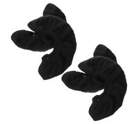 ibasenice Protectores Elásticos para Patines de Hielo Talla L, Cubiertas Suaves Negras para Patinaje Artístico y Hockey, Accesorios para Patines, Paquete de 2 Unidades, Fáciles de Lavar,