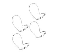 ibasenice Púas Metálicas Ergonómicas en Color Plata Juego de 4 Diseño Ligero para Dedo Pulgar e Índice Adecuado para Interpretación Musical Banjo y Guitarra