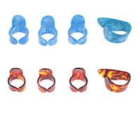 ibasenice Púas Para Guitarra De Dedo Derecho Prácticas Púas Ajustables Para Pulgar y Dedos Con Diseño Abierto Accesorio Duradero Para Guitarra Acústica Banjo y Otros Instrumentos De Cuerda