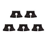 ibasenice Puente de Erhu de Madera Ébano Negro 5 Piezas, Accesorios Musicales para Instrumento Tradicional Chino, Repuestos Prácticos para Erhu, Suministros para Cuerdas y Mejor Tono