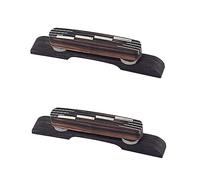 ibasenice Puente De Guitarra Ajustable De Altura Para Mandolinas y Bajos De Cuerdas Café