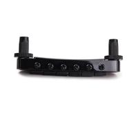 ibasenice Puente de Guitarra Montura de Rodillo y Accesorios para Guitarra Eléctrica del Puente Color Negro para Reemplazo o Mejora de Guitarra de Cuerpo Sólido