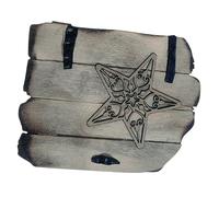 ibasenice Puerta De Hadas De Madera Miniatura Decoración De Puerta De Hadas Para Jardín Adorno Artesanal Para Casa De Muñecas y De Cuento