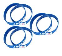 ibasenice Pulsera De Silicona Con Bandera Nacional - 6 Unidades Ideal Para Juegos Deportivos De Verano (Japón)