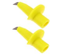 ibasenice Puntas para Bastones de Trekking de Acero de Tungsteno 2 Piezas en Amarillo Limón Punta de Repuesto Antideslizante para Muletas y Bastones de Senderismo Tracción Resistente