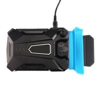 ibasenice Radiador de Computadora Succión Lateral Usb, Enfriador de Laptop en Plástico Negro para Celebracion Verano Gran Rendimiento y Silenciosa