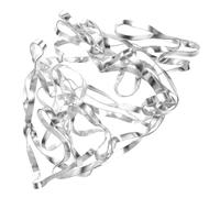 ibasenice Rana de Flores de Metal Plata, Soporte de Fijación para Tallo de Flor, Herramienta de Malla para Arreglos, para Jarrón y Flores, para Arreglo Floral