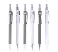 ibasenice Recambios de Núcleos para Portaminas 0,5mm Resistentes la Rotura, Paquete de 6 Piezas de Plástico para Oficina y Dibujo Punta Retráctil Color Aleatorio