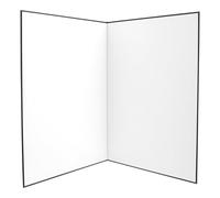 ibasenice Reflector de Luz de Cartón A4 Plegable 180°, Negro, para Fotografía y Naturaleza Muerta