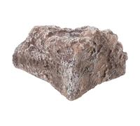 ibasenice Refugio de Roca para Reptiles Cueva de Resina Duradera Natural para Terrarios y Acuarios Plataforma para Reptiles como Tortugas y Decoración de Hábitat