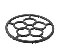 ibasenice Rejilla para Wok y Ollas de Hierro Fundido, Anillo Soporte Compacto para Estufas de Gas, Adecuado para Cocinas Domésticas y Exteriores