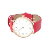 ibasenice Relojes de Moda para Mujeres Casual Vista de Moda Chica Adolescente de Las Mujeres Reloj de dhinestone Muñeco de Pulsera Reloj de Chica Red