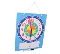 ibasenice Relojes Didácticos para Niños Superficie Borrable, Tamaño Mediano, Colores Vivos, Juguetes Educativos Portátiles, Ideales para Aprendizaje Casa y Clases, Set para Enseñanza Interactiva