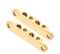 ibasenice Retenedores De Cuerdas Eléctrico De 6 Cuerdas Dorada Para Clavijero Repuesto Tensor Con Tornillos Soporte Estable Para Protección y Ajuste Tonal Música