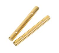 ibasenice Retenedores de Cuerdas y Transmisión de Sonido para Guitarra Eléctrica Juego de 2 de Metal Dorado Accesorios para Puente de Trémolo y Clavijero, Fácil Uso