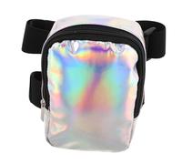 ibasenice Riñonera para Senderismo Al Aire Riñonera Correa Ajustable para Mujer Bolsa Holográfica Accesorio para Disfraz De Motocicleta para Bicicleta