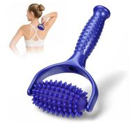 ibasenice Rodillo Masajeador de Varilla Portátil para Yoga y Ejercicio, Bastón de Masaje Muscular de Abs y Pvc para Reducir Tensión en Espalda y Brazos