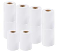 ibasenice Rollos de Papel Térmico 57x40 Mm para Caja Registradora Papel Térmico Multiusos Blanco, sin Pelusa, Superficie Lisa para Supermercado y Oficina