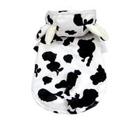 ibasenice Ropa para Perros Ropa de Vaca Perro Halloween Ropa con Capucha para Mascotas Divertido Trajes Disfraz de Animal Mascota Linda Ropa para Mascotas Barra de Algodon
