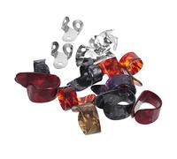 ibasenice Selección Púas Para Guitarra Acústica Protector De Dedos Para Pulgar Índice Accesorios Para Guitarra Práctica De Banjo y Ukelele