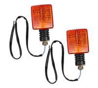ibasenice Señales de para Motores de Luces Delanteras y Traseras Impermeables Indicadores Pequeños para Motores Compatible con Motos Scooters y Bicicletas Eléctricas Instalación Rápida y