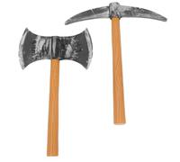 ibasenice Set de 3 Piezas de Herramientas de Juguete Falsa y Pala de Espuma, Diseño Seguro y Fácil de Sostener para Fiesta de Halloween y Representaciones Teatrales