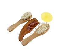 ibasenice Set de 4 Piezas Cepillo de Baño para Ñiño y Cepillo de Masaje de Cabeza para Niños, Tamaño Pequeño y Ligero, Adecuado para Cuidar el Cuero Cabelludo Delicado Durante el Baño