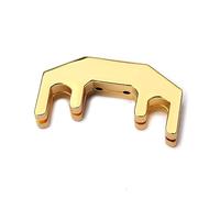 ibasenice Silenciador De Práctica Para Violín De Metal Duradero Reducción De Ruido Efectiva y Instalación Color Dorado