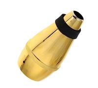 ibasenice Silenciar Dorada Para Trompeta De Práctica Hecha De Plástico Ligero Para Ensayos Interiores y Exteriores