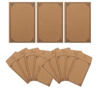 ibasenice Sobres para Dinero y Tarjetas de Papel Kraft, Autoadhesivos, 50 Piezas, Tamaño Pequeño, Adecuados para Organización de Finanzas Personales y Presupuestos