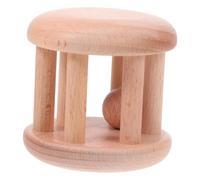 ibasenice Sonajero De Madera Para Ñiño y Niño Pequeño 0-2 Años, Juguete Sensorial Educativo Temprano, Material Madera Segura y Superficie Lisa, Desarrollo Motriz y Auditivo, Obsequio Infantil
