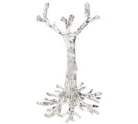 ibasenice Soporte de Bola de Cristal con Base Metálica Decorativa Portacristal Transparente para Joyas y Esferas Soporte de Diseño para Decoración Moderna el Hogar