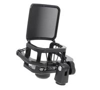 ibasenice Soporte De Micrófono Prueba De Terremotos y Antigolpes Ajustable Compatible Mayoría De Micrófonos