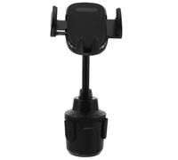 ibasenice Soporte Móvil para Coche Base Ajustable y Rotación de 360 Grados, Portavasos Integrado Antideslizante, Apto para Smartphones y Compatible Camiones y Coches