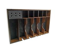 ibasenice Soporte para Cortadora de Pelo Eléctrica Gran Capacidad y Diseño de Rejilla Racional en Plástico para Salón de Belleza